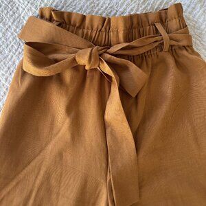 Paperbag JCrew Tan Trousers - Size 2